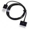 Cabo de dados USB / tarifação de todos os 2G/3G/3GS/4/4S iPod / iPhone - preto (1Metro)